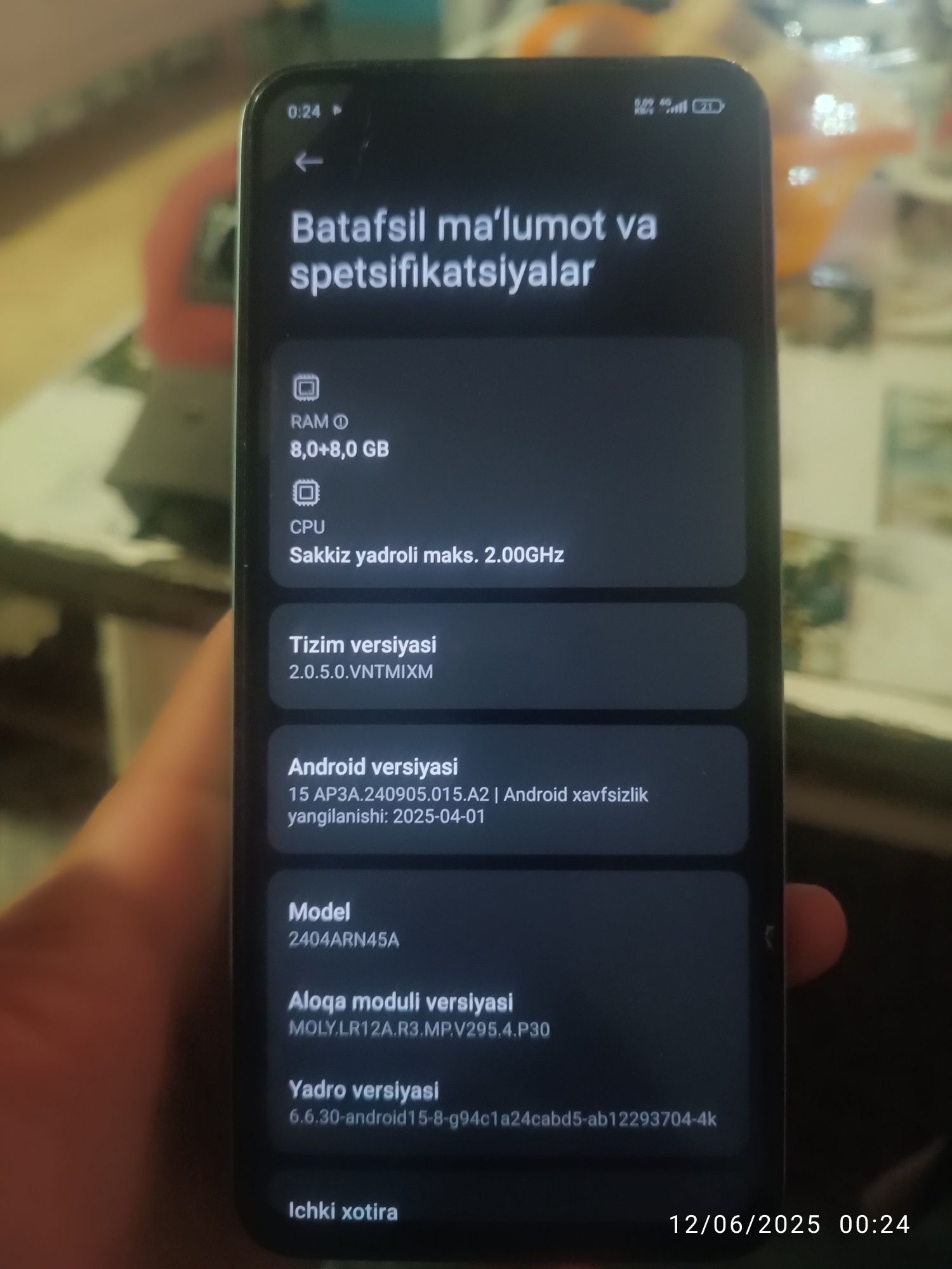 Xiyomi Redmi 13 uzi