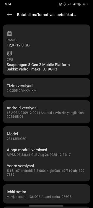 POCO F6 pro Navoiy
