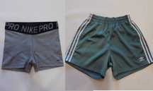 клин nike pro/adidas шорти къси панталони оригинал дамски спорт крос L