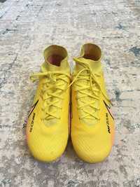 Бутсы Nike Air Zoom желтые расветке