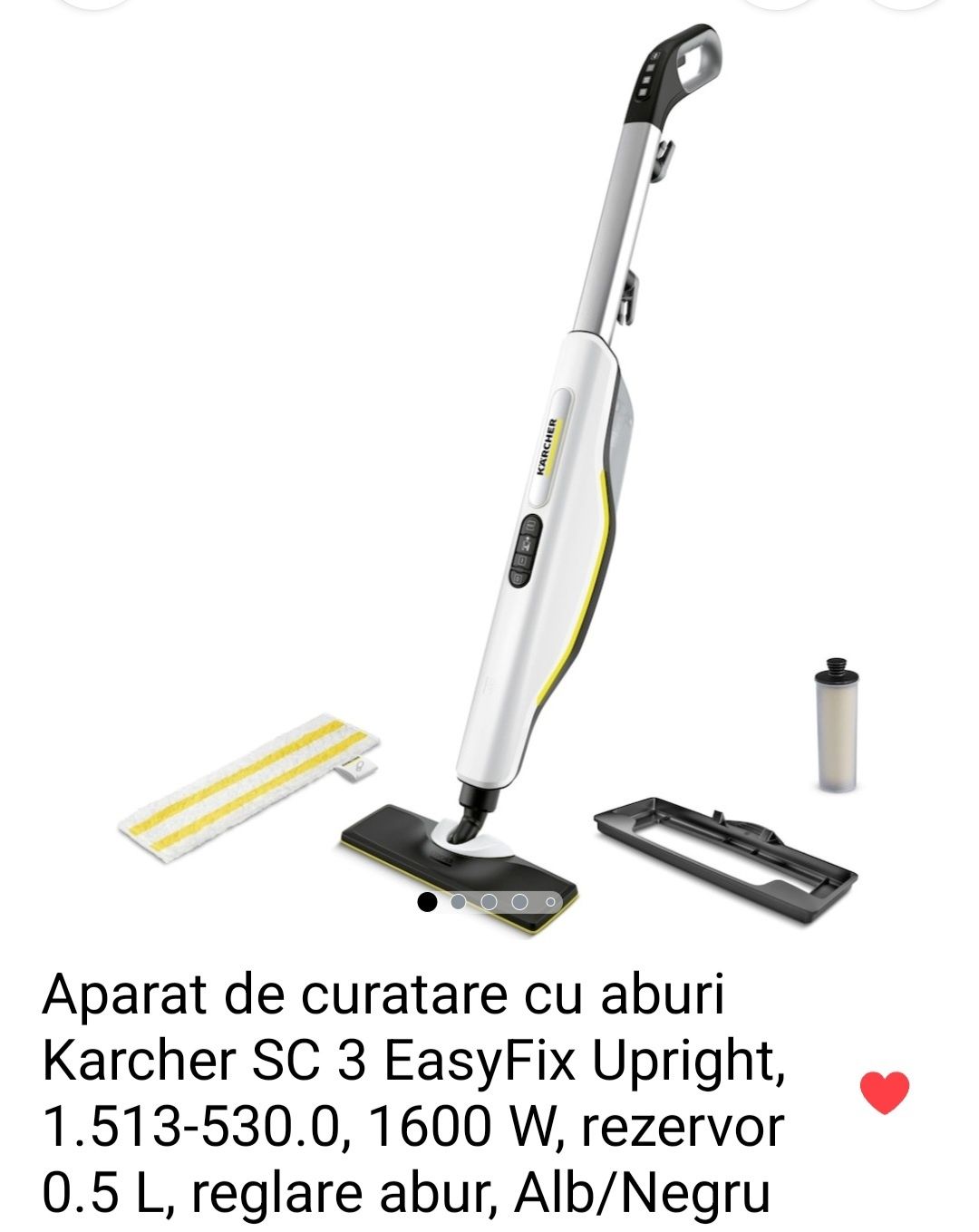 vand mop cu aburi Karcher la pretul de 690 lei- produs nou