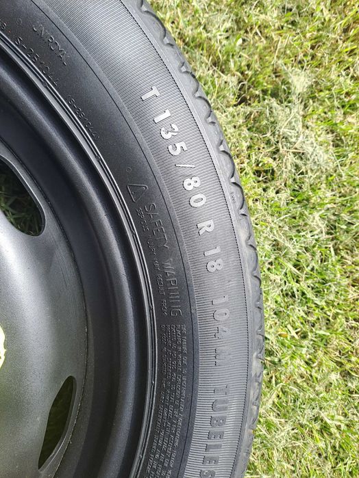 Roata de rezerva Bmw X1 X2  X3 X4 NOUA 135 80 R18 G01 G45 F48 F39 U10