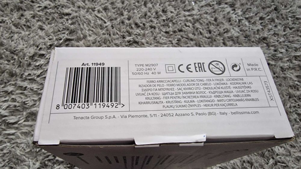 Fier de ondulat Bellissima Iconic Curls, acoperire ceramică