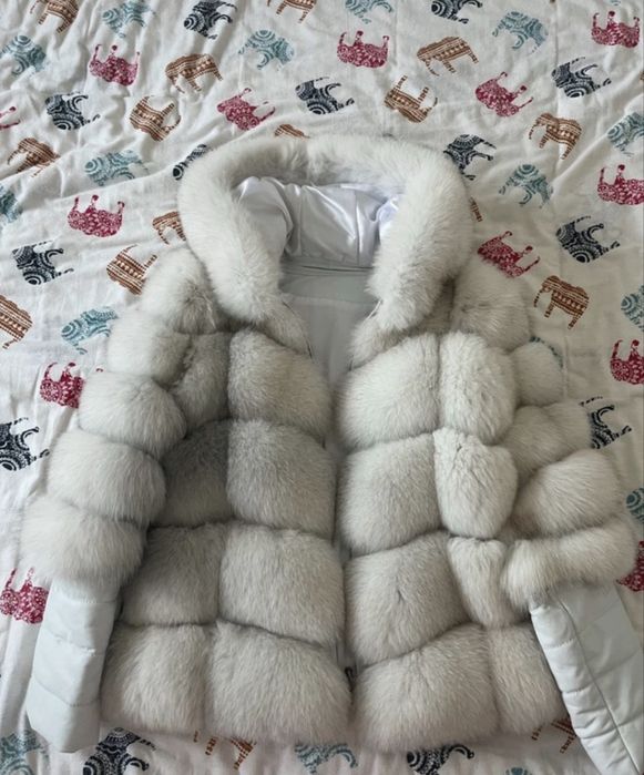 Geaca de blana cu maneci detasabile