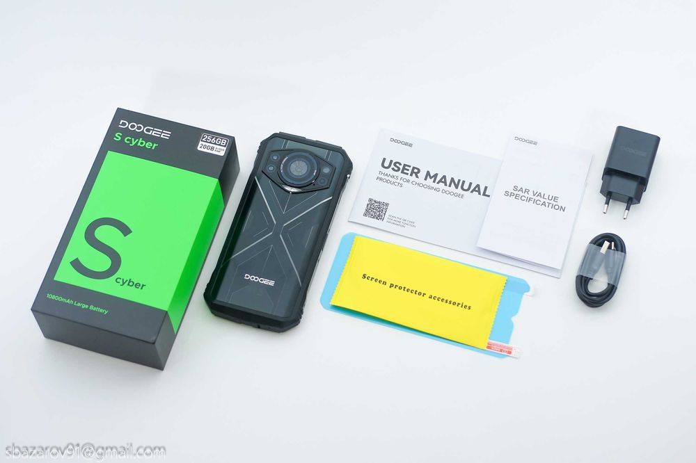 DooGee S cyber 256gb/20gb ram/10800mAh, nou, cutie sigilata