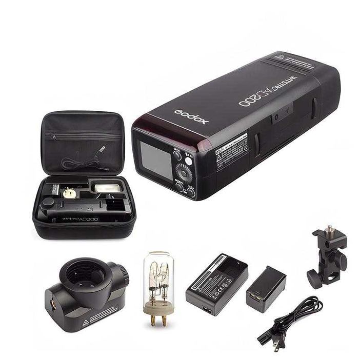Мощная Вспышка Godox AD200 Pro