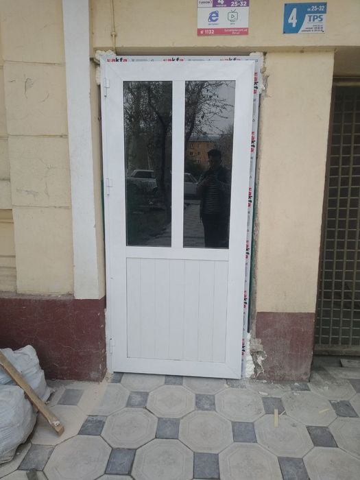 Akfa eshik rom yasab o'rnatamiz