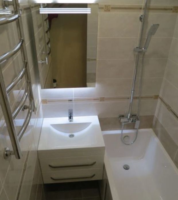 Установка стиральной машины, раковин, смесителей