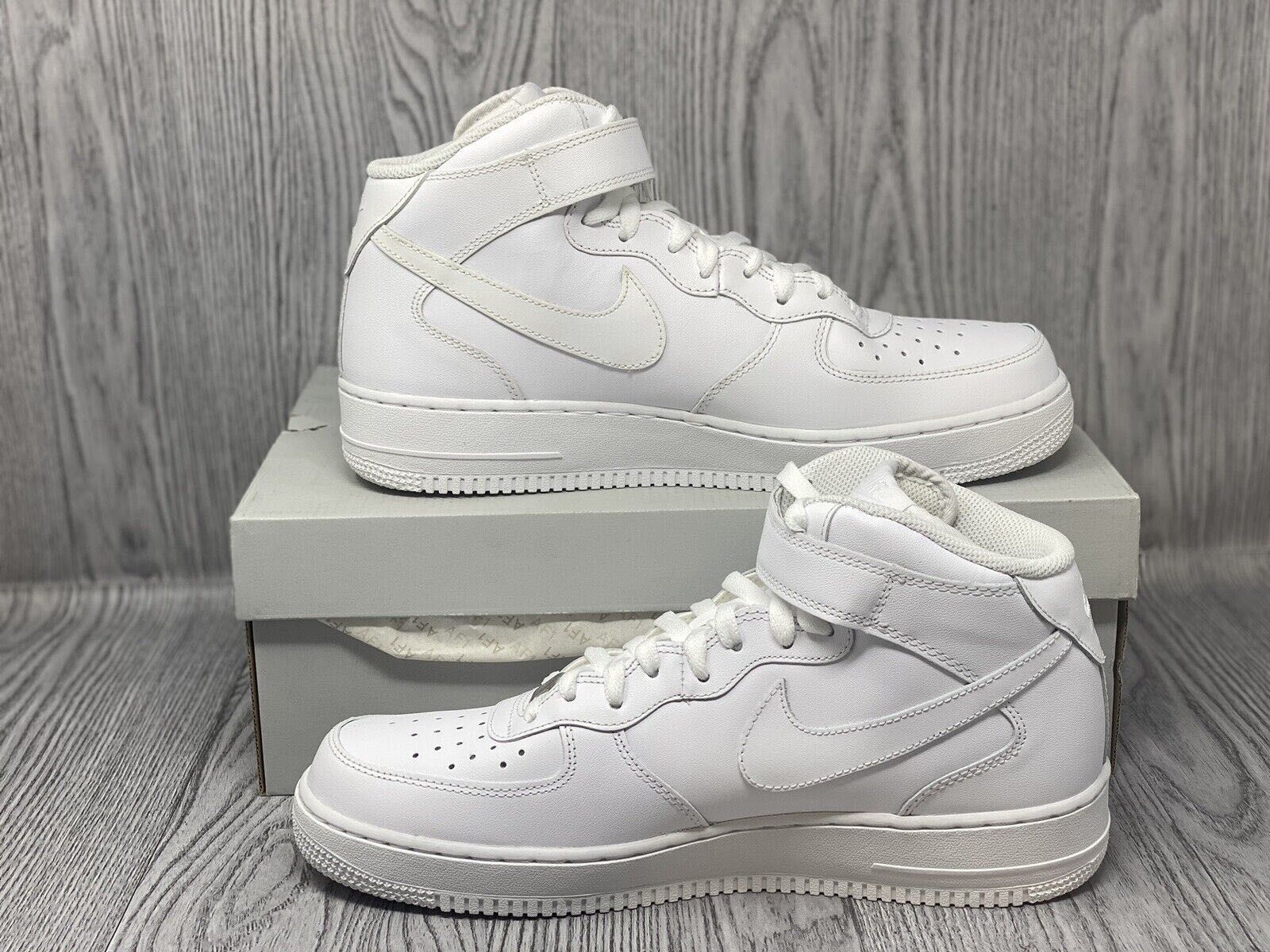 NIKE Air Force 1 Mid White Adidasi Unisex NEW / OFERTA