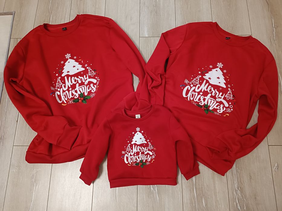 Коледни блузи за семейство