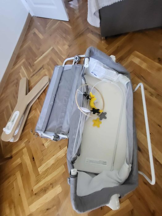 Бебешка кошара с падаща страна Chipolino Глетчер - Heart 2 Heart