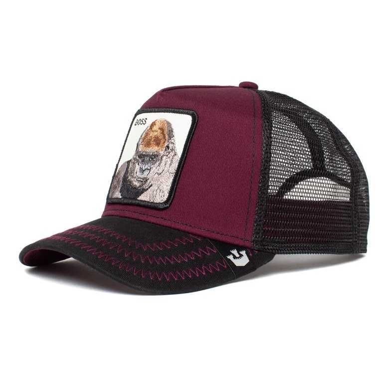 Sapca Goorin Brothers Trucker Primal Boss Rosu Bordo