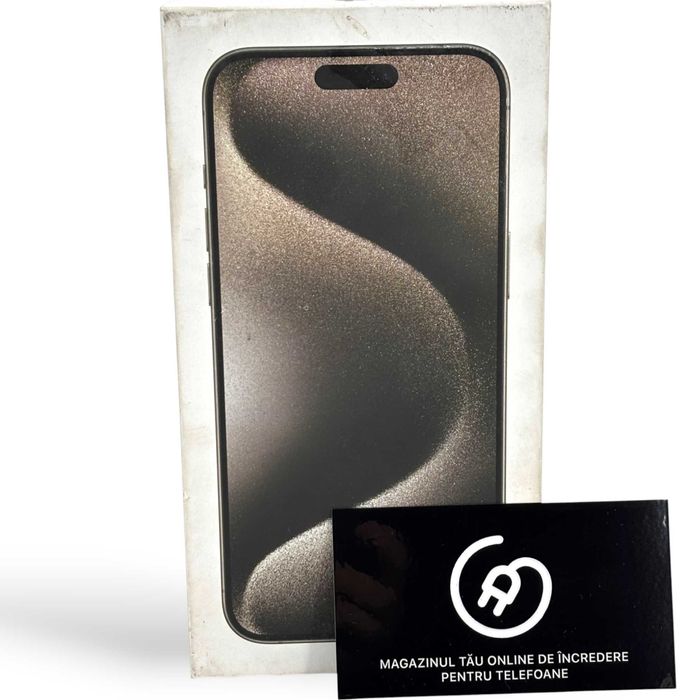 iPhone 15 Pro Max 100% 256Gb Natural Excelentă 2Ani Garanție/ApplePlug