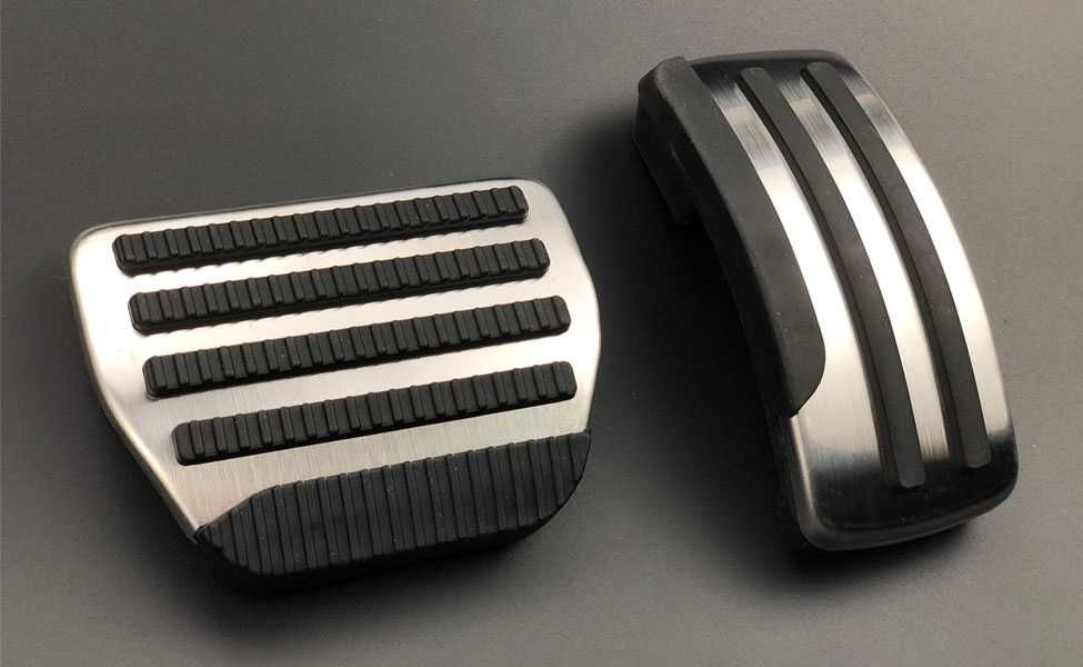 Ornamente INOX pedale - Nissan Qashqai, Juke, Rogue, X-Trail, Patrol