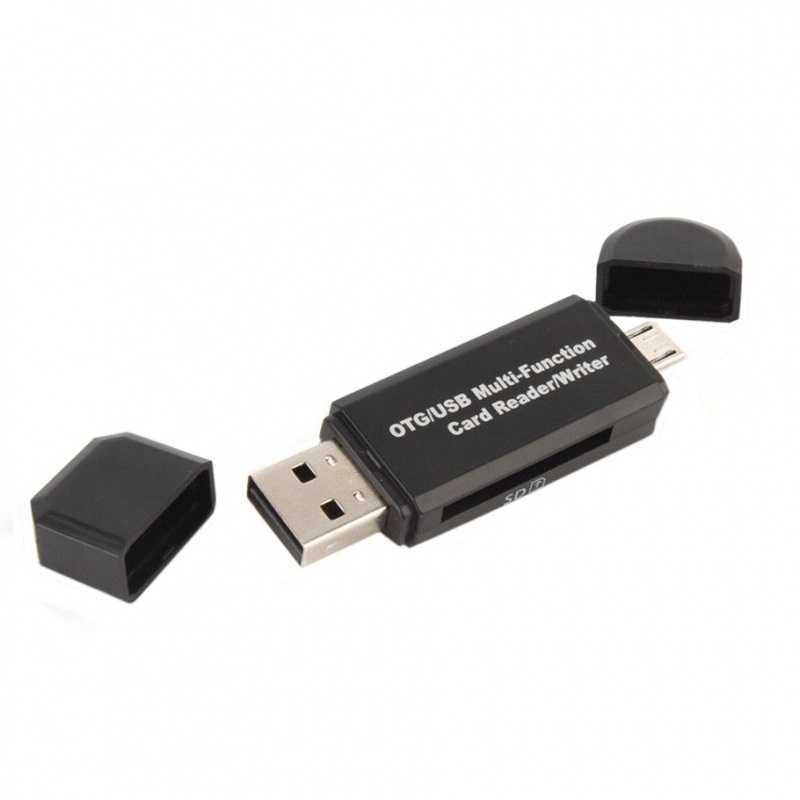 USB SD CARD READER + Micro USB 3 in 1 Adaptor OTG