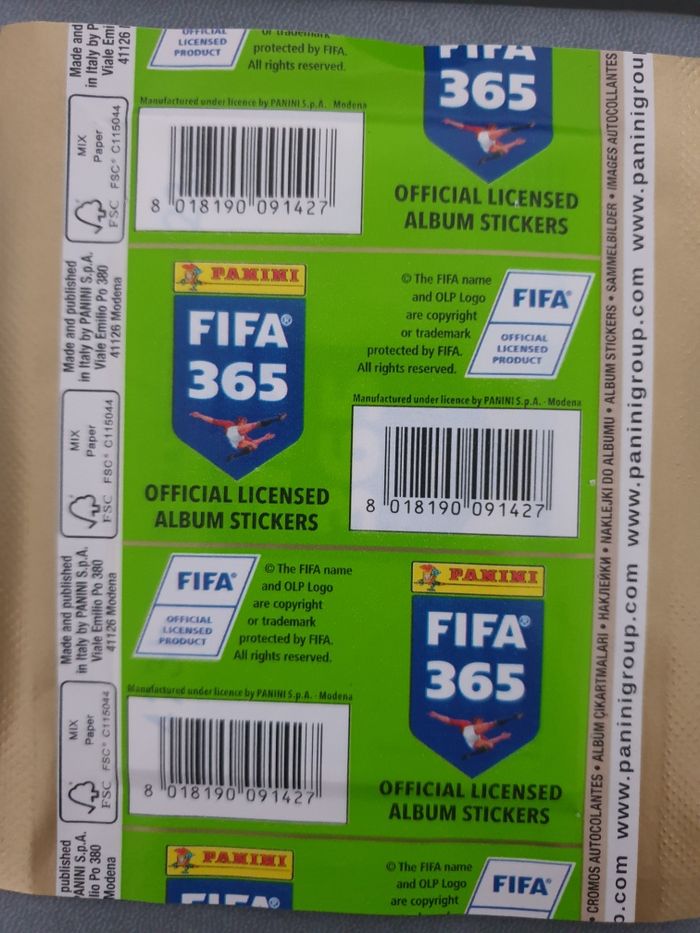 Fifa 365 2018 - 2019 stickere