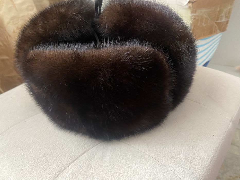 мужская норковая шапка