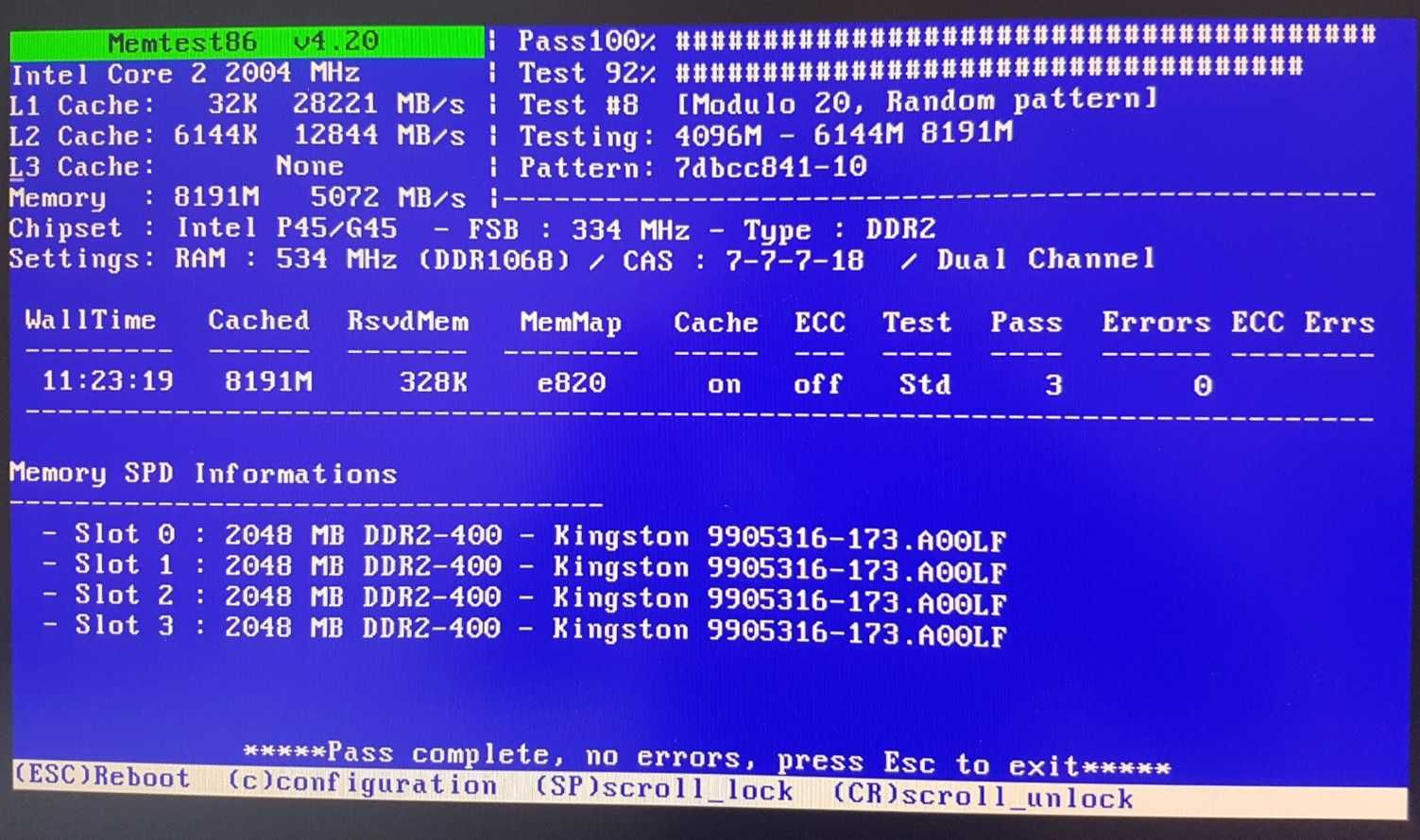 Kingston HYPER X 4x2 DDR2 1066 PC2 8500
