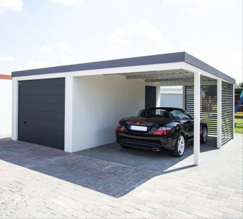 Container standard si garaje auto