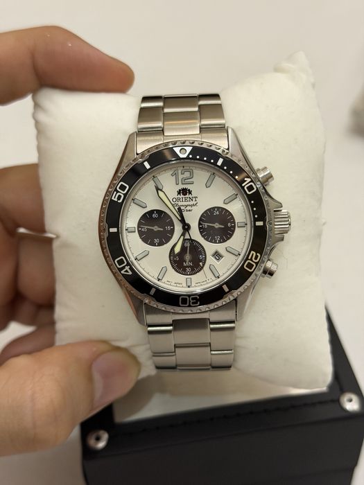 Orient Chronograph Divers 20bar Panda style часы оригинальные