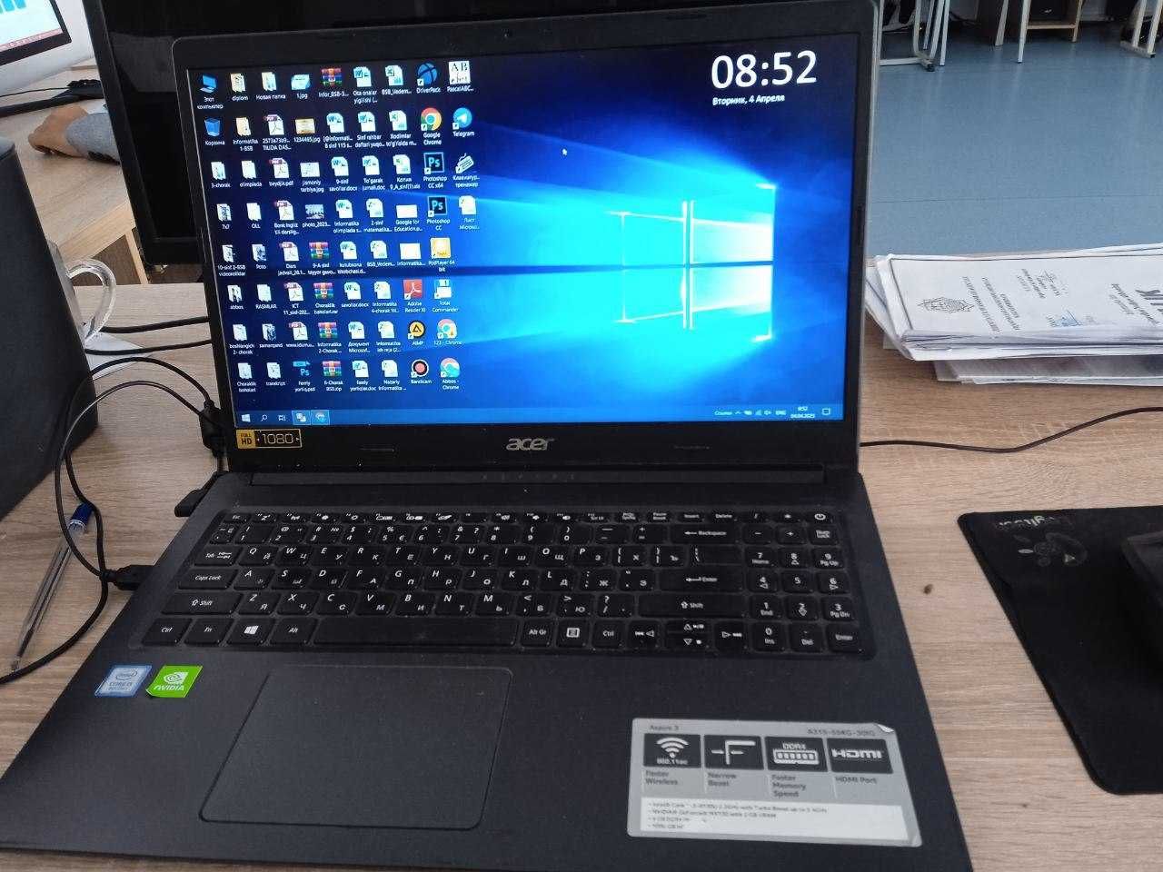 Noutboook Acer A315-55KG-30IQ srochna sotiladi