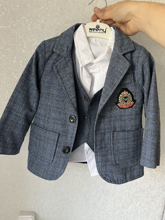 Костюм тройка с рубашкой на 2 года