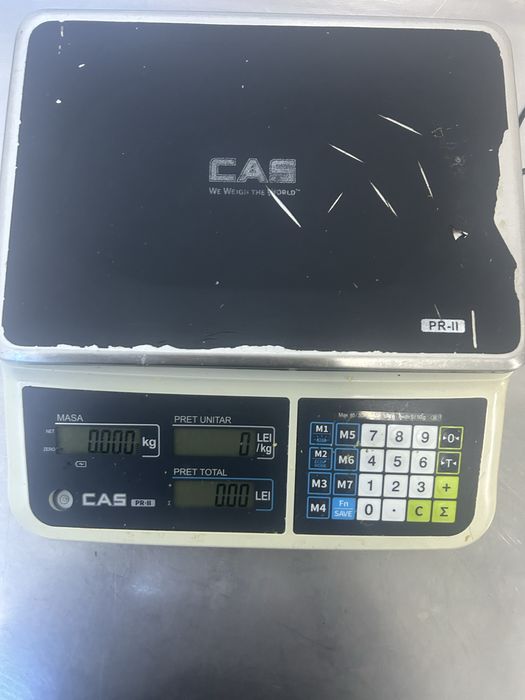 Cantar electronic CAS PR 2-30kg, verificare metrologica