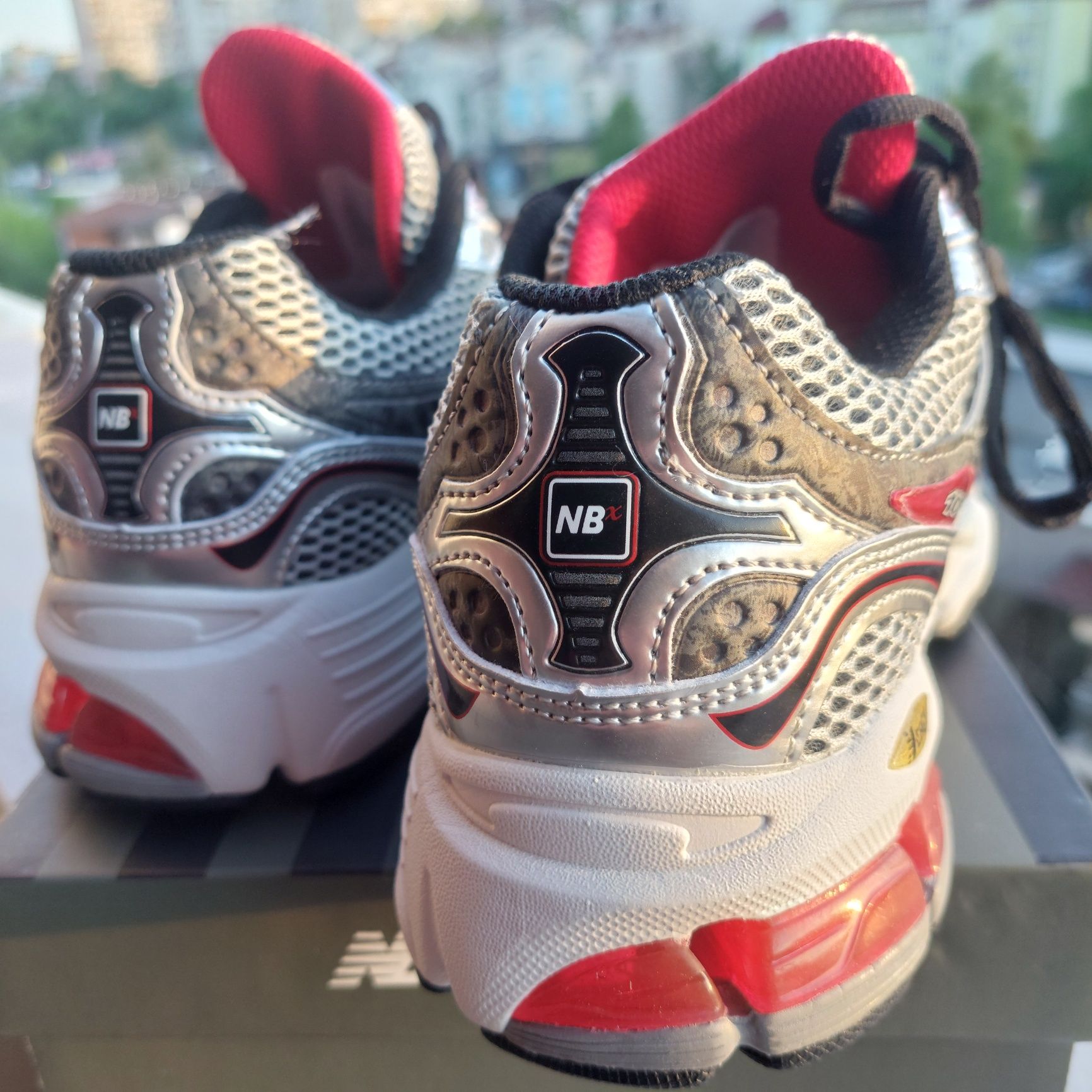 New Balance 1064 Silver Red Black