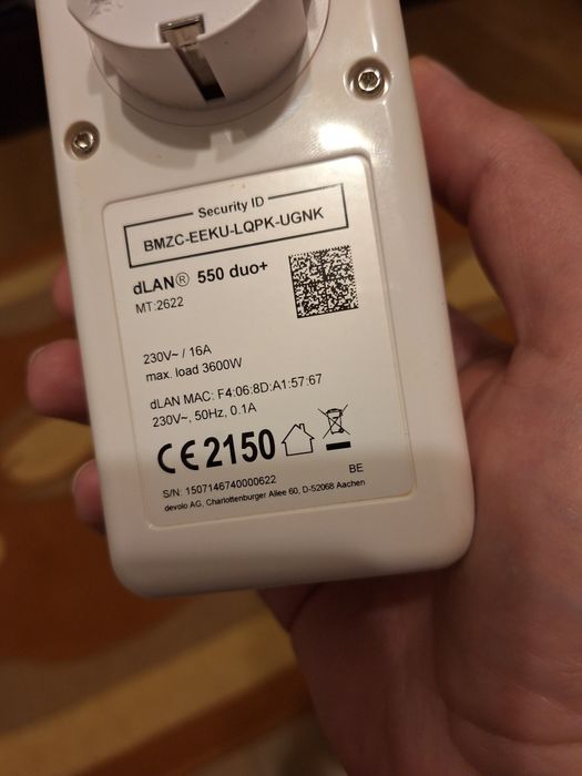 Set cu doua adaptoare wi-fi devolo