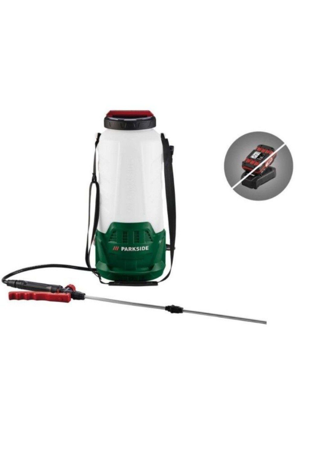 Parkside pompa electrica 12V 20V stropit pomi vie atomizor pe baterie