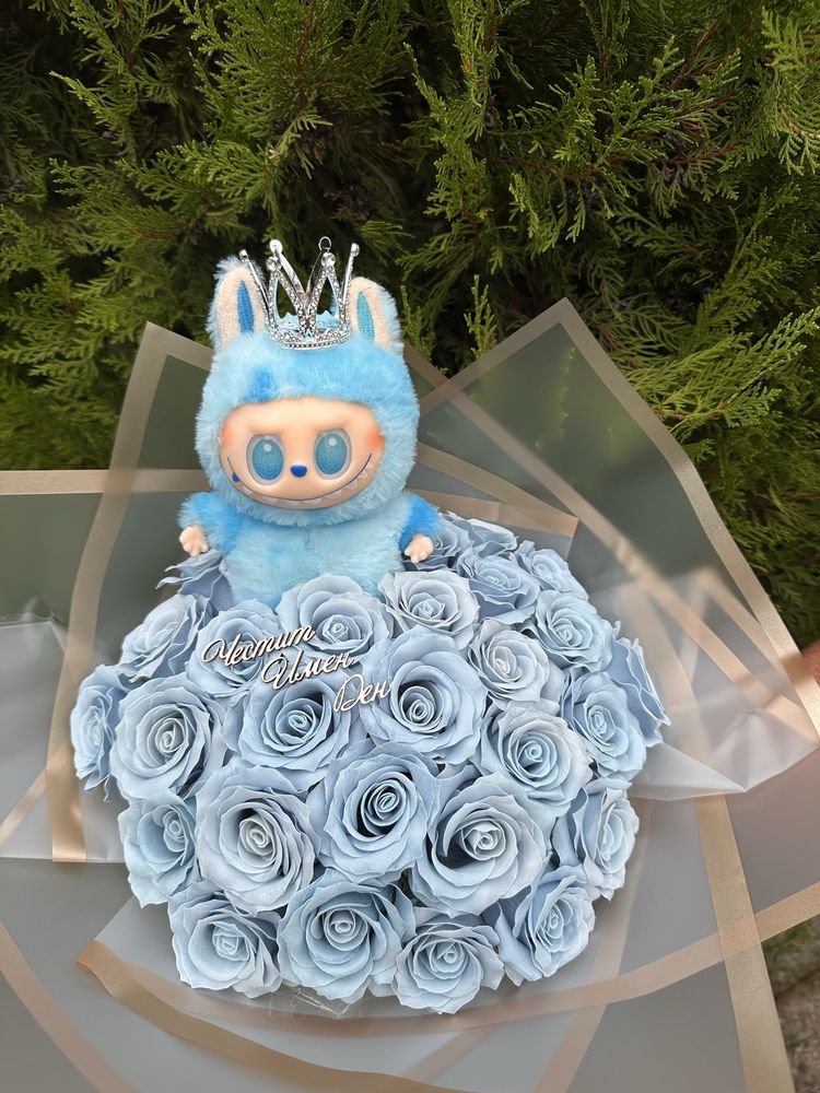 Букет от сапунени рози  Labubu