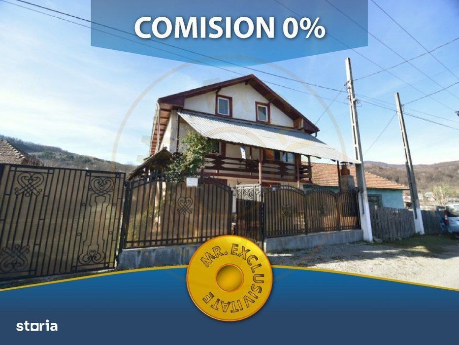 Casa/pensiune 6 camere loc. Salatrucu. Pretabila investitie. Comision