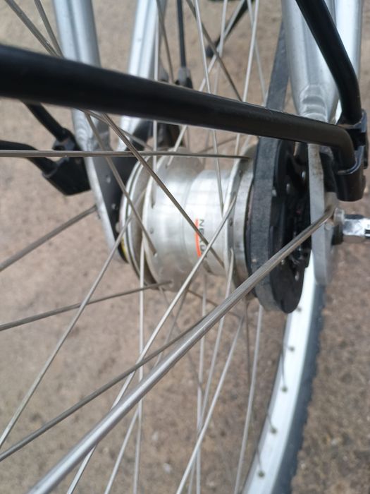 Bicicleta Mercedes din inport