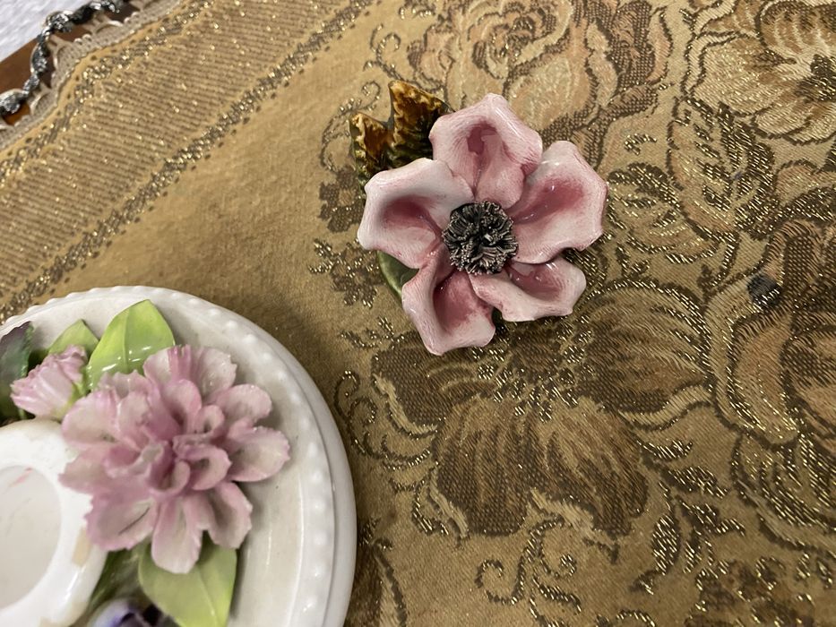 Английски порцеланов свещник с маркировка