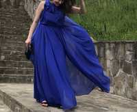 Rochie lunga albastra