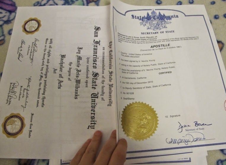 Diplom tarjima,Apostil