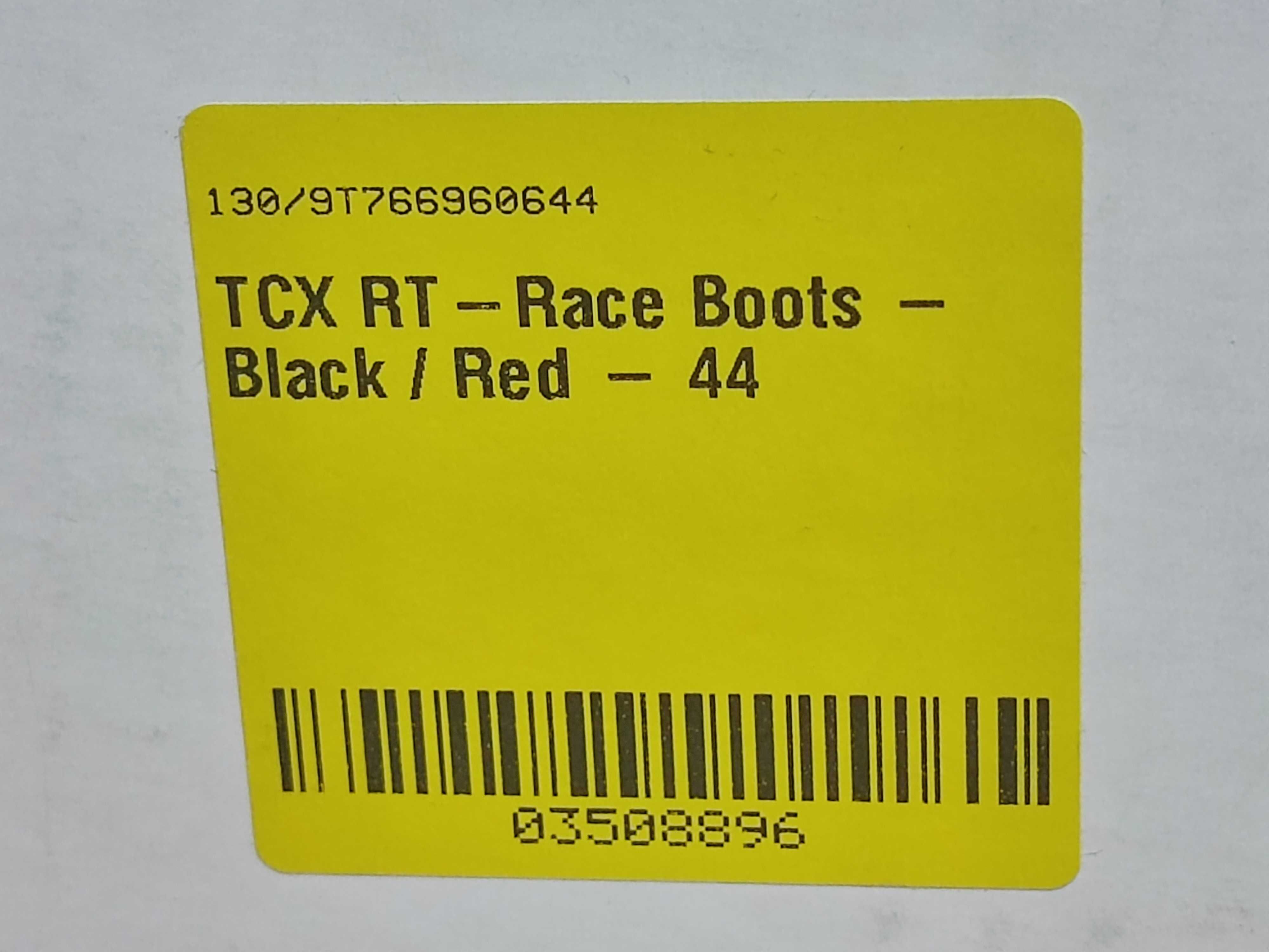 Мото бутуши TCX RT-Race Boots - Black / Red, номер 44