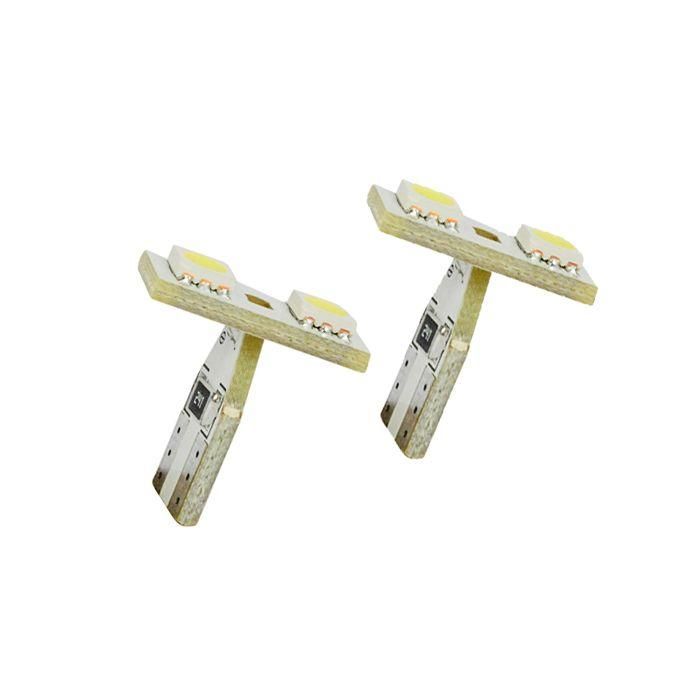 комплект от 2 броя автокрушки vecta 12v t10 w2.1x9.5d 5w с 2 led ...