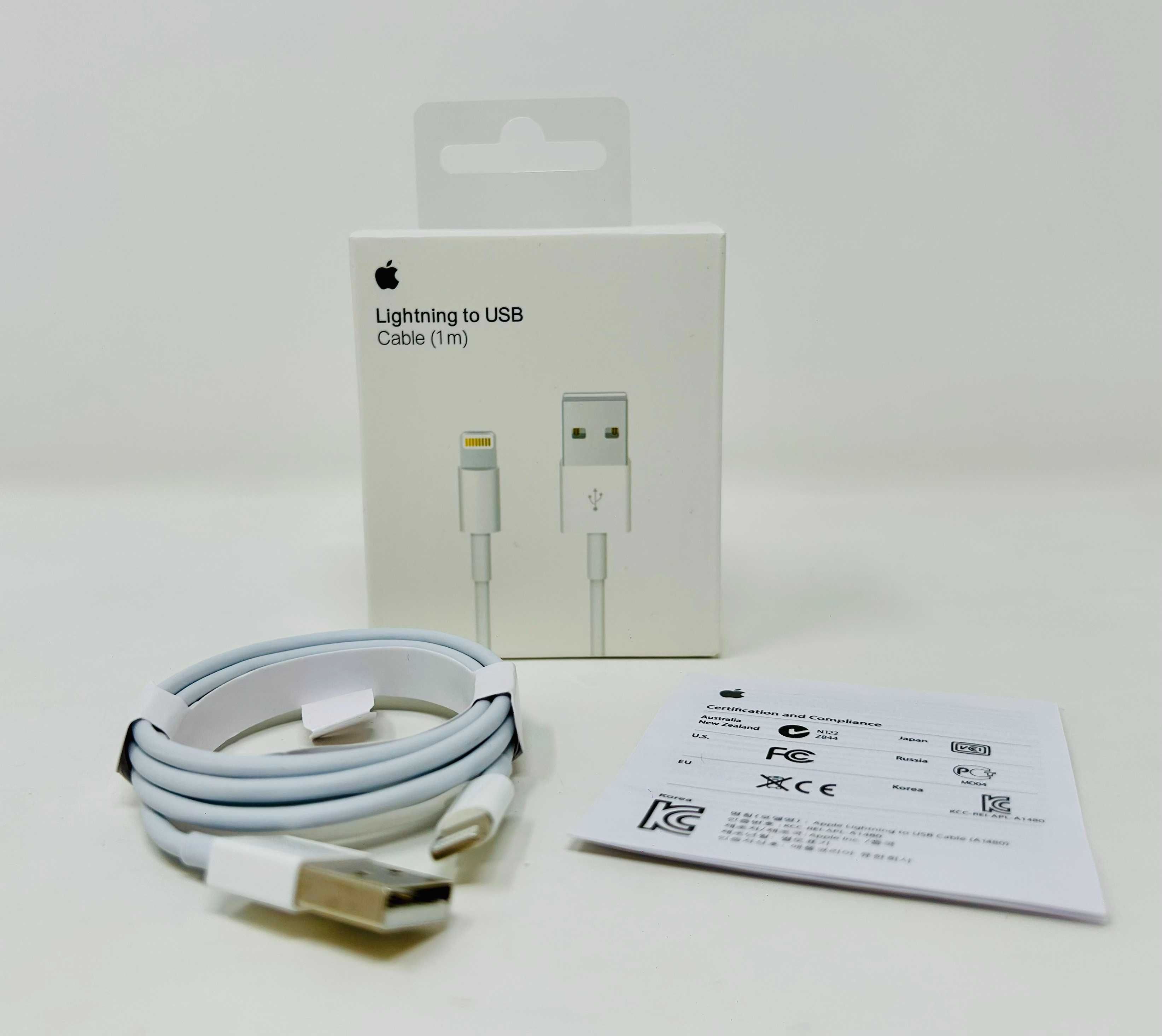 Оригинален Адаптер Кабел Зарядно USB-A to Lightning 1m за AppleiPhone