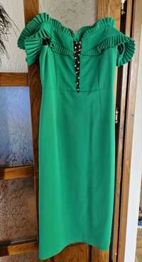 Rochie midi verde