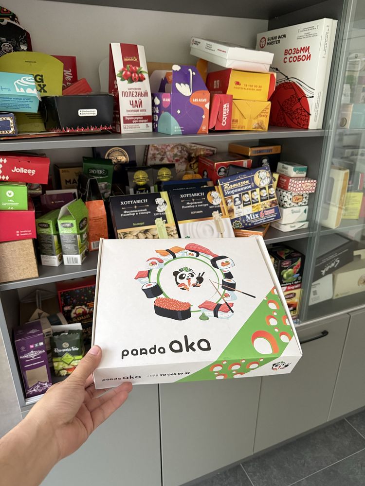 Sushi fast food va tayyor taomlar uchun karton qadoqlar ishlab chiqarw