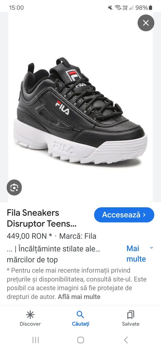 FILA Sneakers Disruptor  nr 36