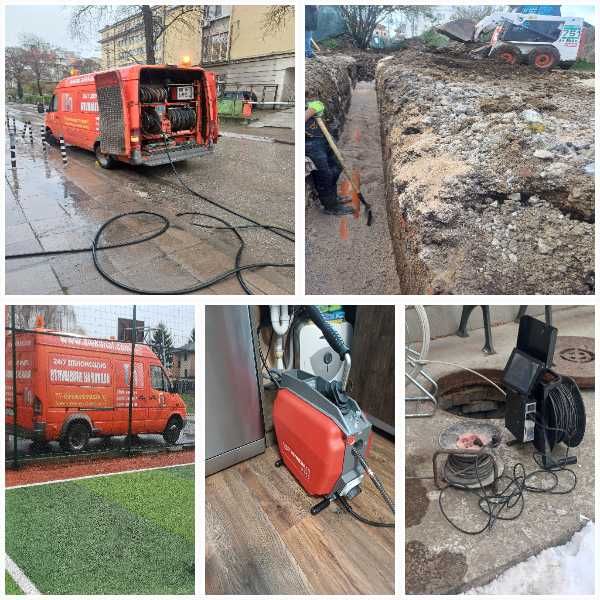 Почистване на септични ями Отпушване на канали