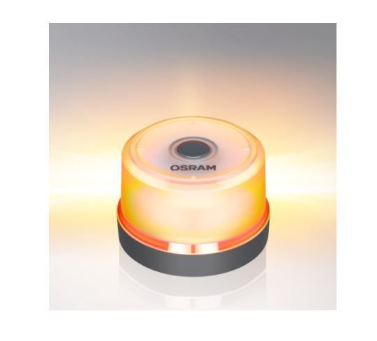 Lampa gabarit Osram 99SO017A, LEDguardian® Road Flare Signal V16; 12 diode luminiscente (LED); alimentare baterie; rotund; suport Magnet; 12xLED; cu baterii; Inaltime: 57 mm; Diametru: 83 mm; nu se aplica