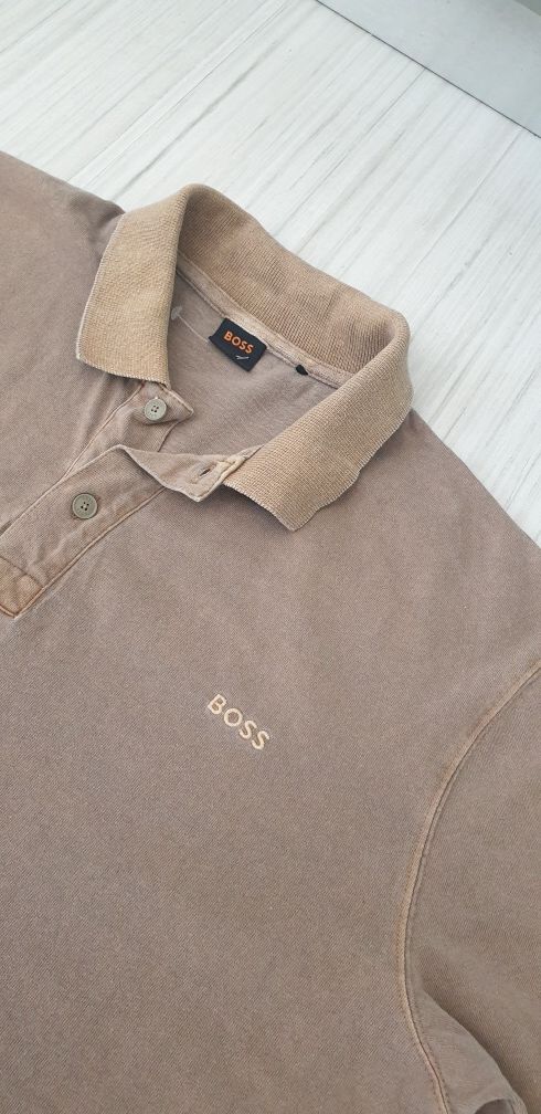 Hugo Boss Peneon Pique Cotton Mens Size XL - 2XL ОРИГИНАЛНА Тениска!