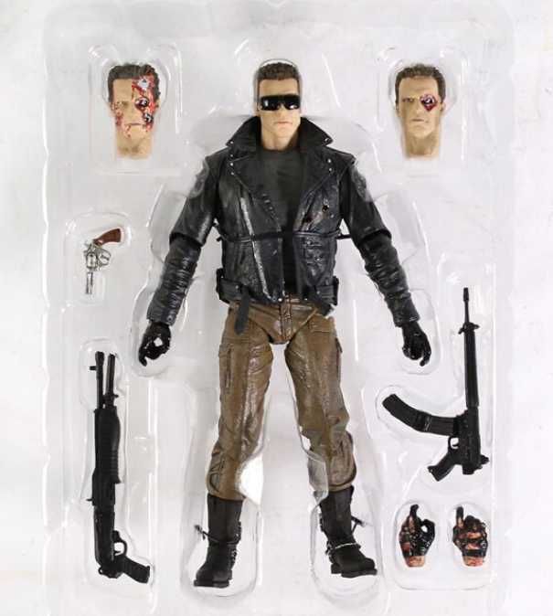 Figurina  Terminator T-800 Arnold Schwarzenegger Police Station 18 cm