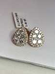Cercei aur roz 18kt.cu diamante 1.55ct