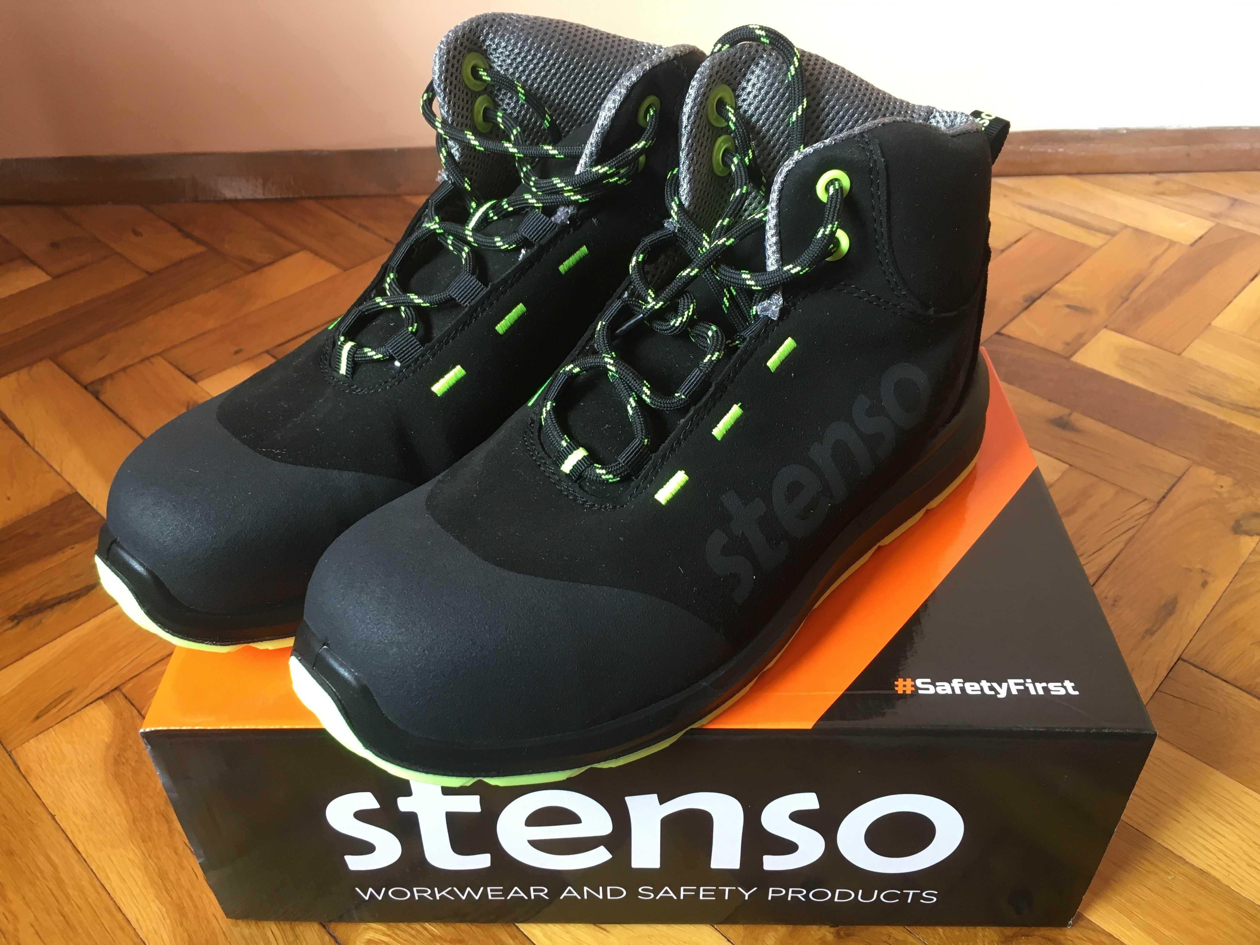 Продавам работни обувки Stenso JETT GREEN ANKLE MF S3