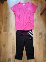 tricou alergare+pantalon 3/4,, Adidas"(9-10 ani)