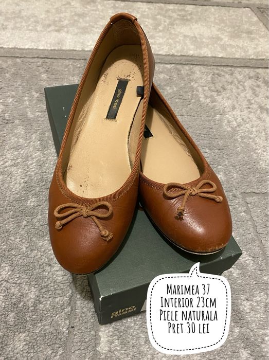 Balerini piele naturala Gino Rossi marimea 37